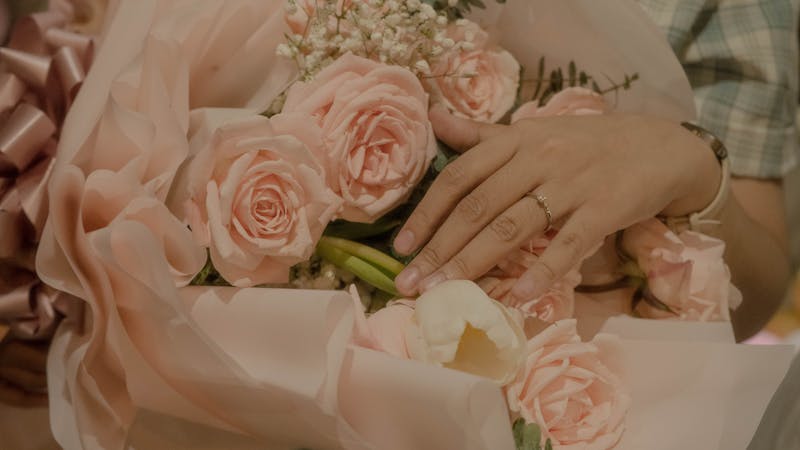 Bouquet roses roses Douceur interflora